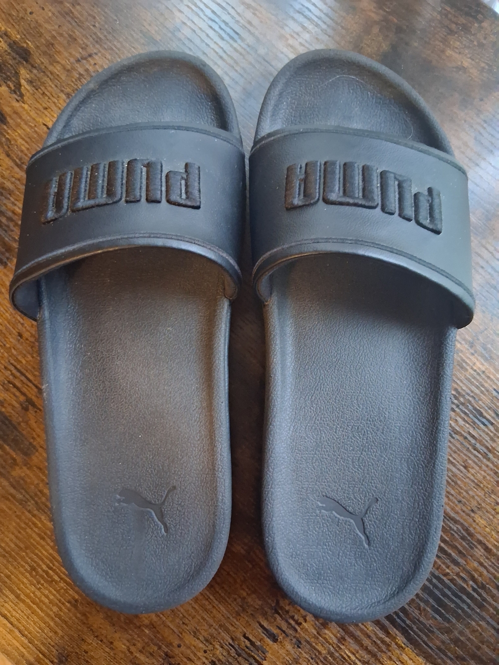 Puma Women's Black Slide Sandals - Comfortable Everyday Slip-Ons
